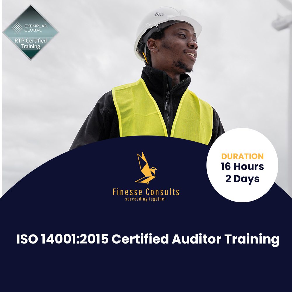 ISO 14001 2015 Certified Auditor Training Finesse Consults