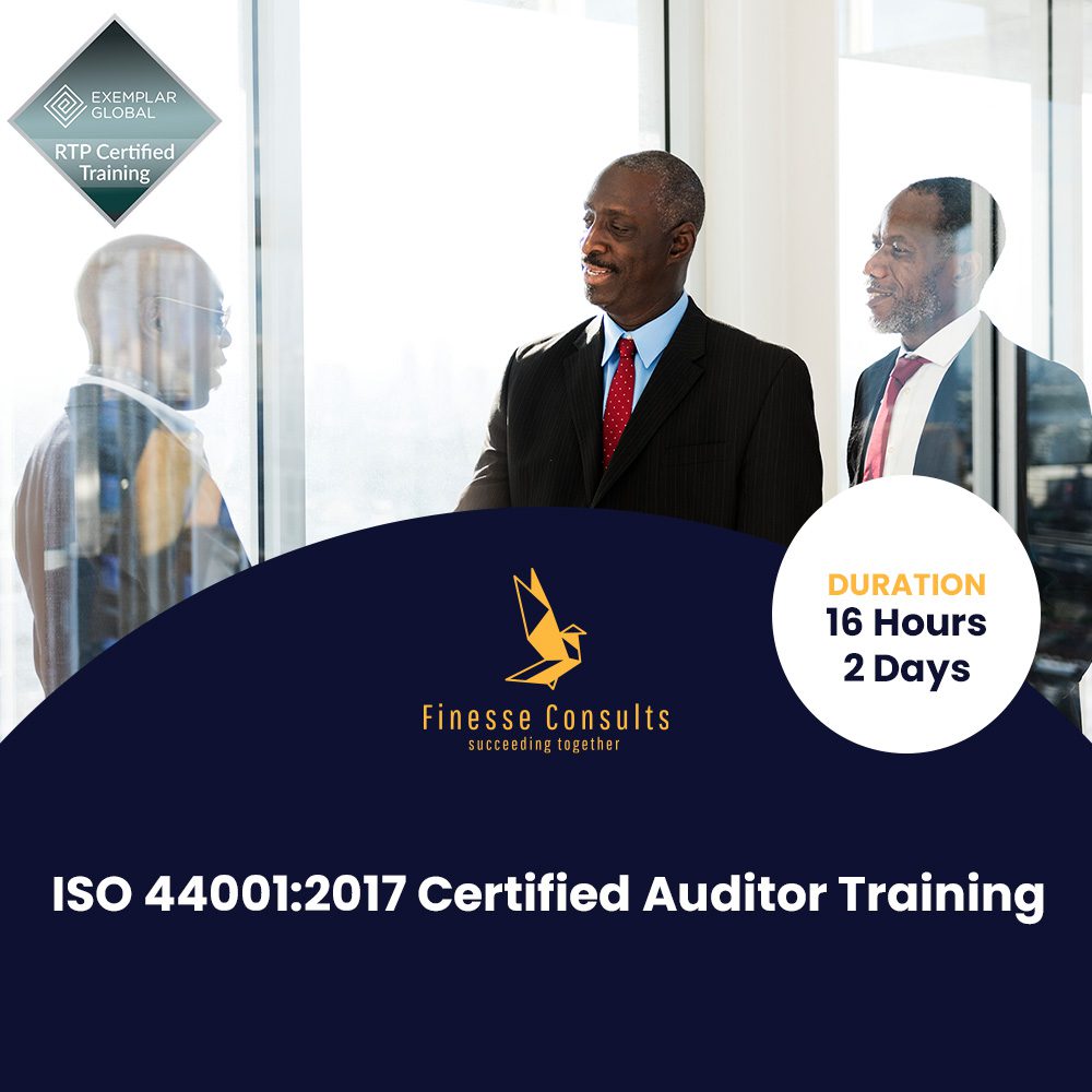 ISO 44001:2017 Certified Auditor Training - Finesse Consults